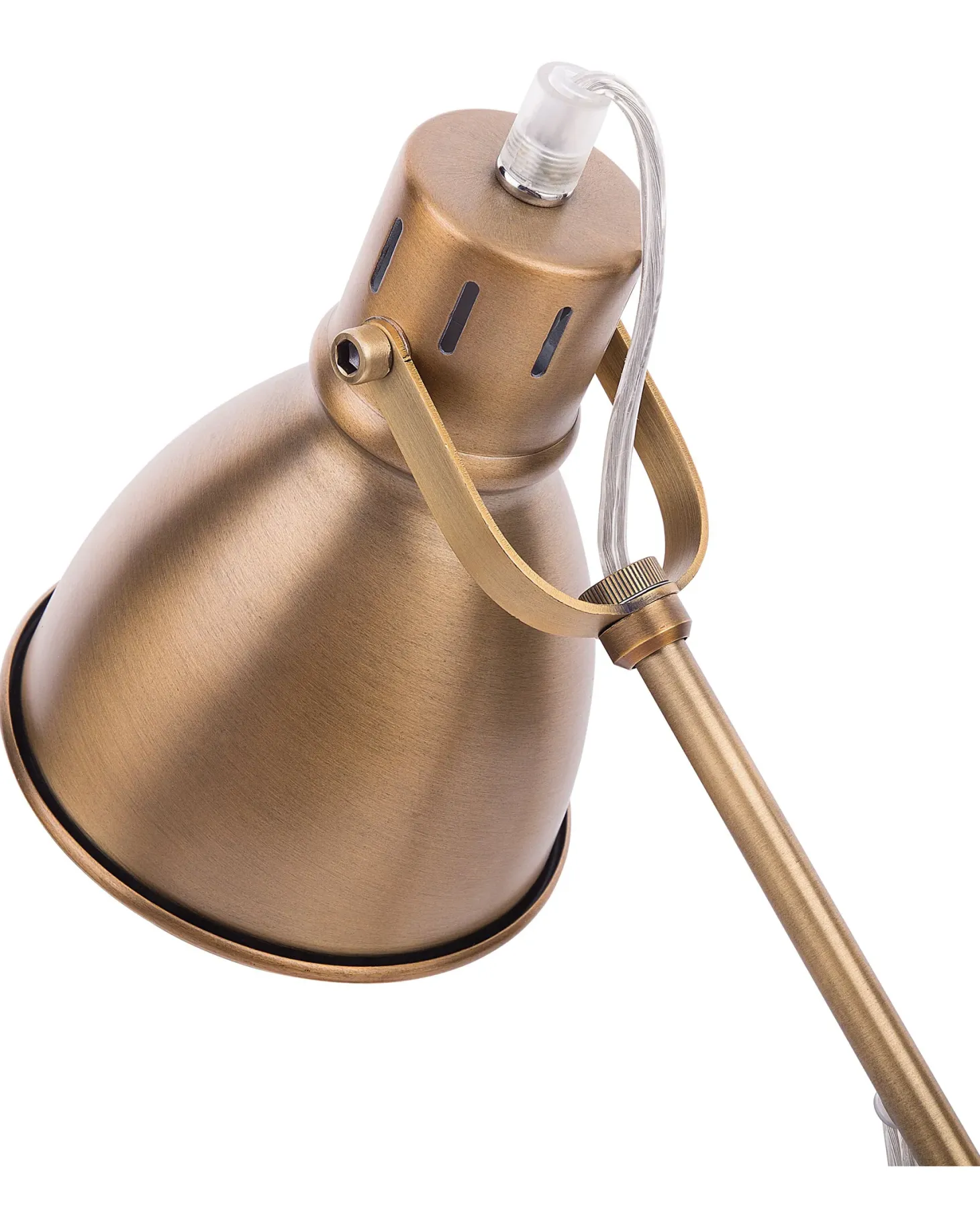 Lampa biurkowa MONSAN Regulowana Metal Mosiężny