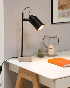 Lampa biurkowa MUNDAKA Regulowana Metal Czarny