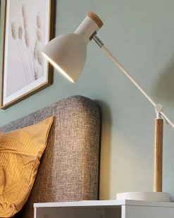Lampa biurkowa PECKOS Regulowana Metal Biały