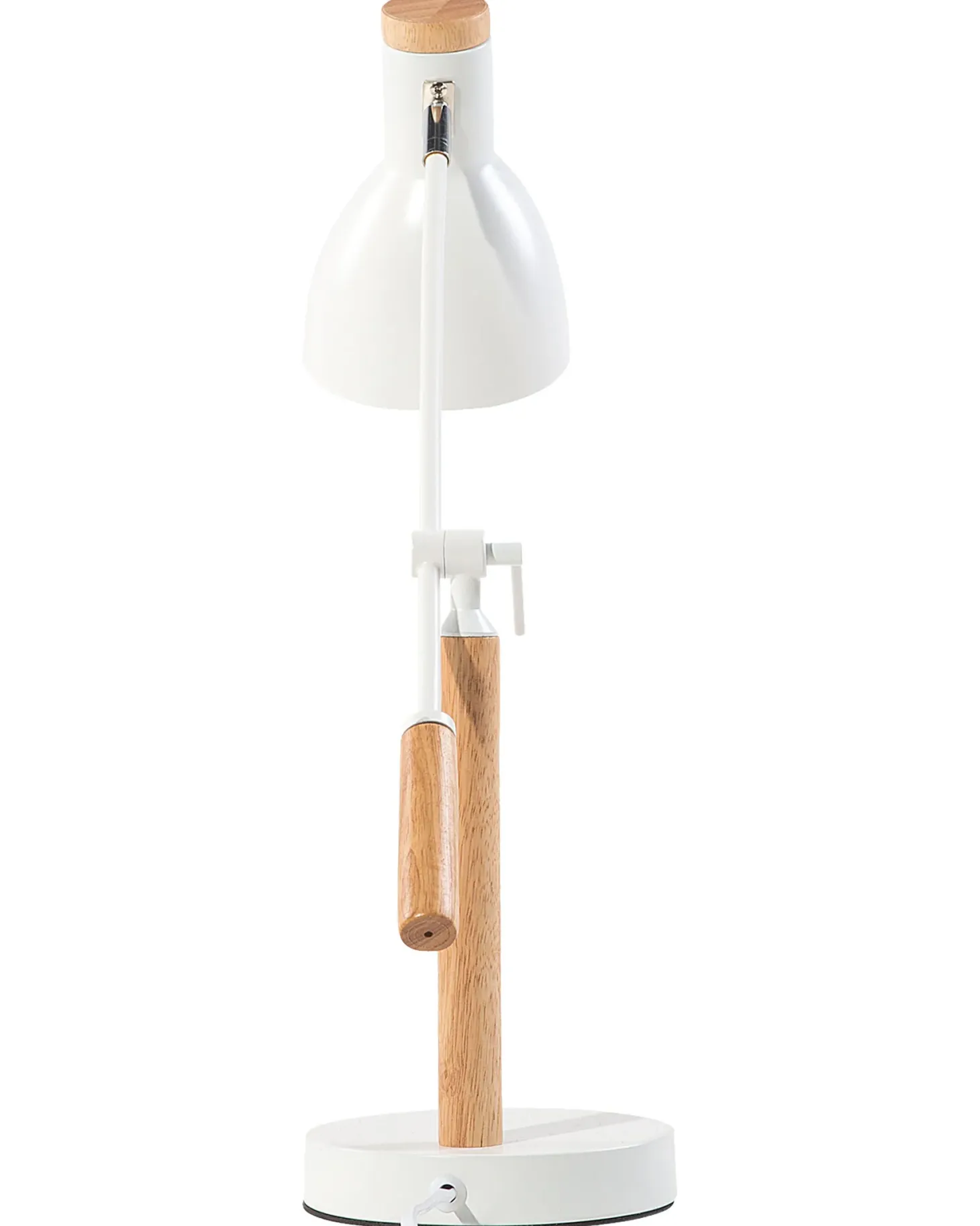 Lampa biurkowa PECKOS Regulowana Metal Biały