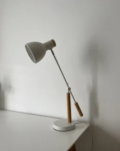 Lampa biurkowa PECKOS Regulowana Metal Biały