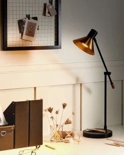 Lampa biurkowa PINKEEN Metal Złoty