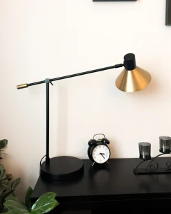Lampa biurkowa PINKEEN Metal Złoty