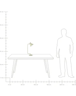 Lampa biurkowa RIMAVA Metal Jasnozielony