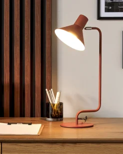 Lampa biurkowa RIMAVA Regulowana Metal Pomarańczowy