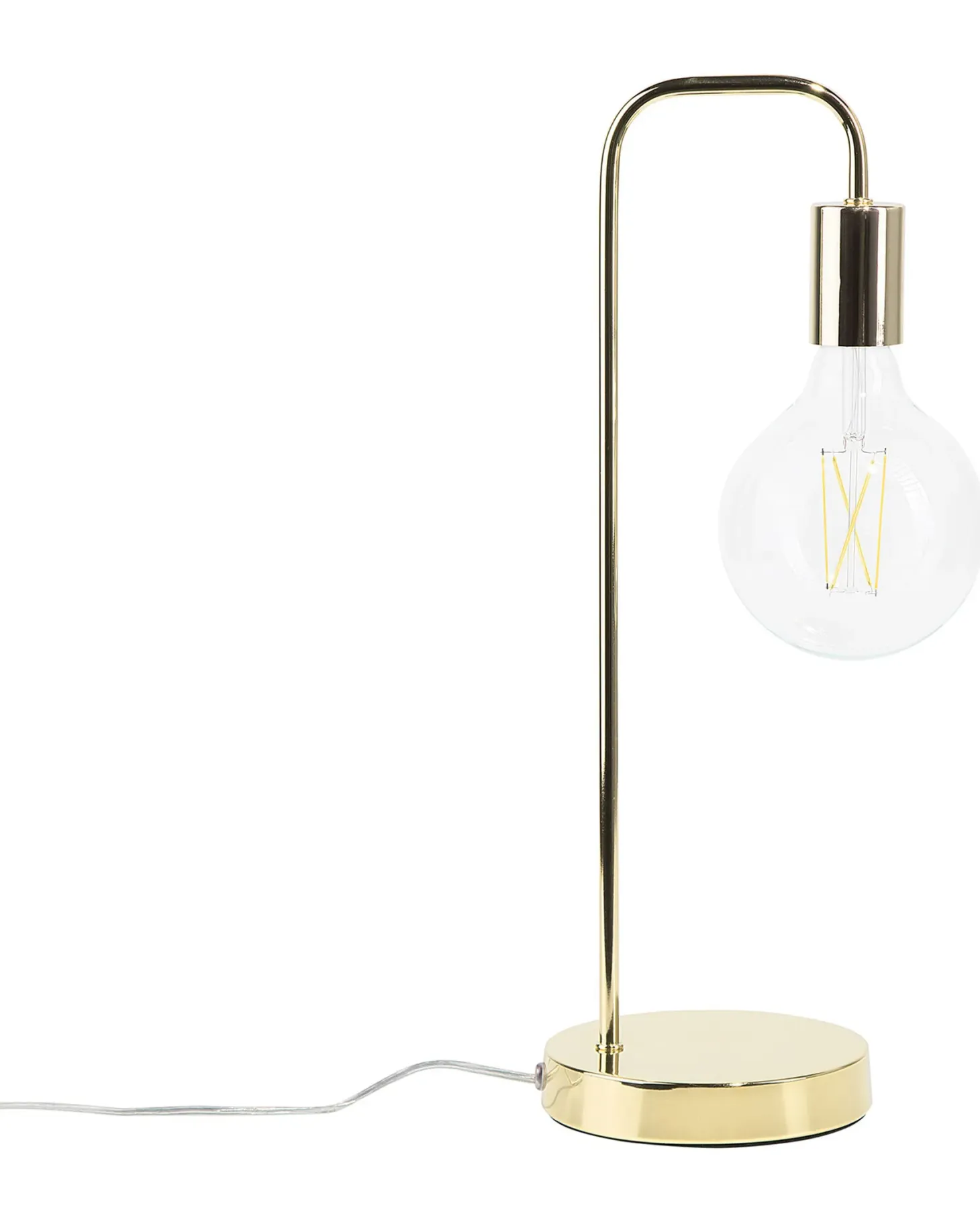 Lampa biurkowa SAVENA Metal Złoty