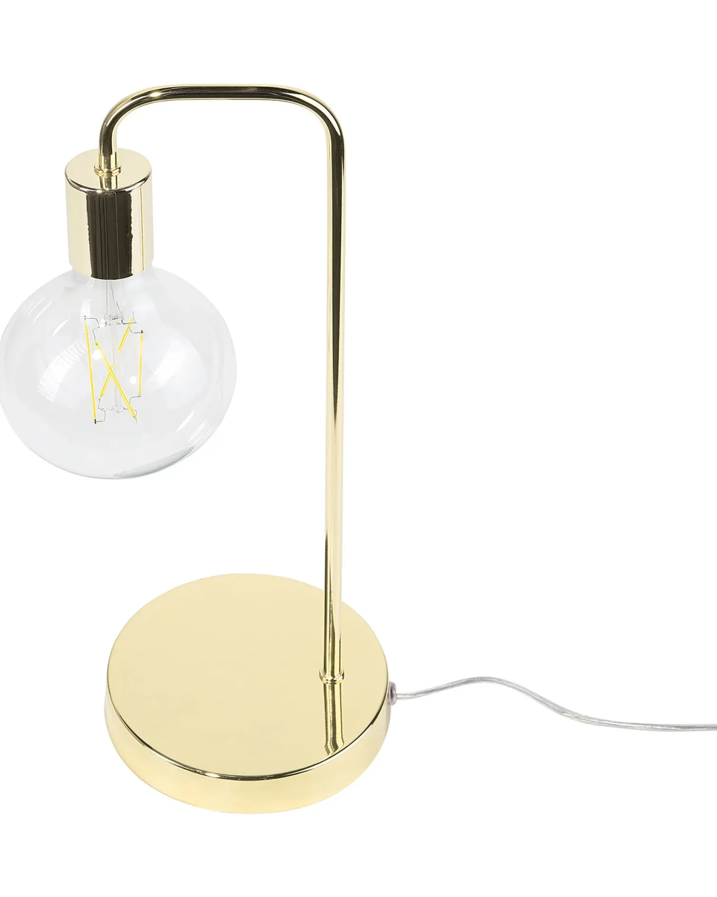 Lampa biurkowa SAVENA Metal Złoty