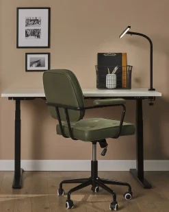 Lampa biurkowa zaciskowa AURIGA Z czujnikiem ruchu Metal Czarny