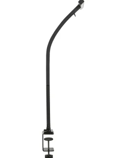 Lampa biurkowa zaciskowa AURIGA Z czujnikiem ruchu Metal Czarny
