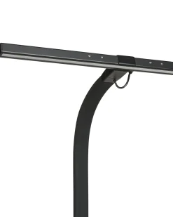 Lampa biurkowa zaciskowa AURIGA Z czujnikiem ruchu Metal Czarny