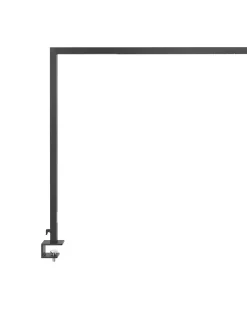 Lampa biurkowa zaciskowa OCTANT Z czujnikiem ruchu Metal Czarny