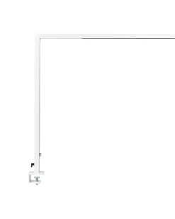 Lampa biurkowa zaciskowa VOLANS Ze ściemniaczem Metal Biały