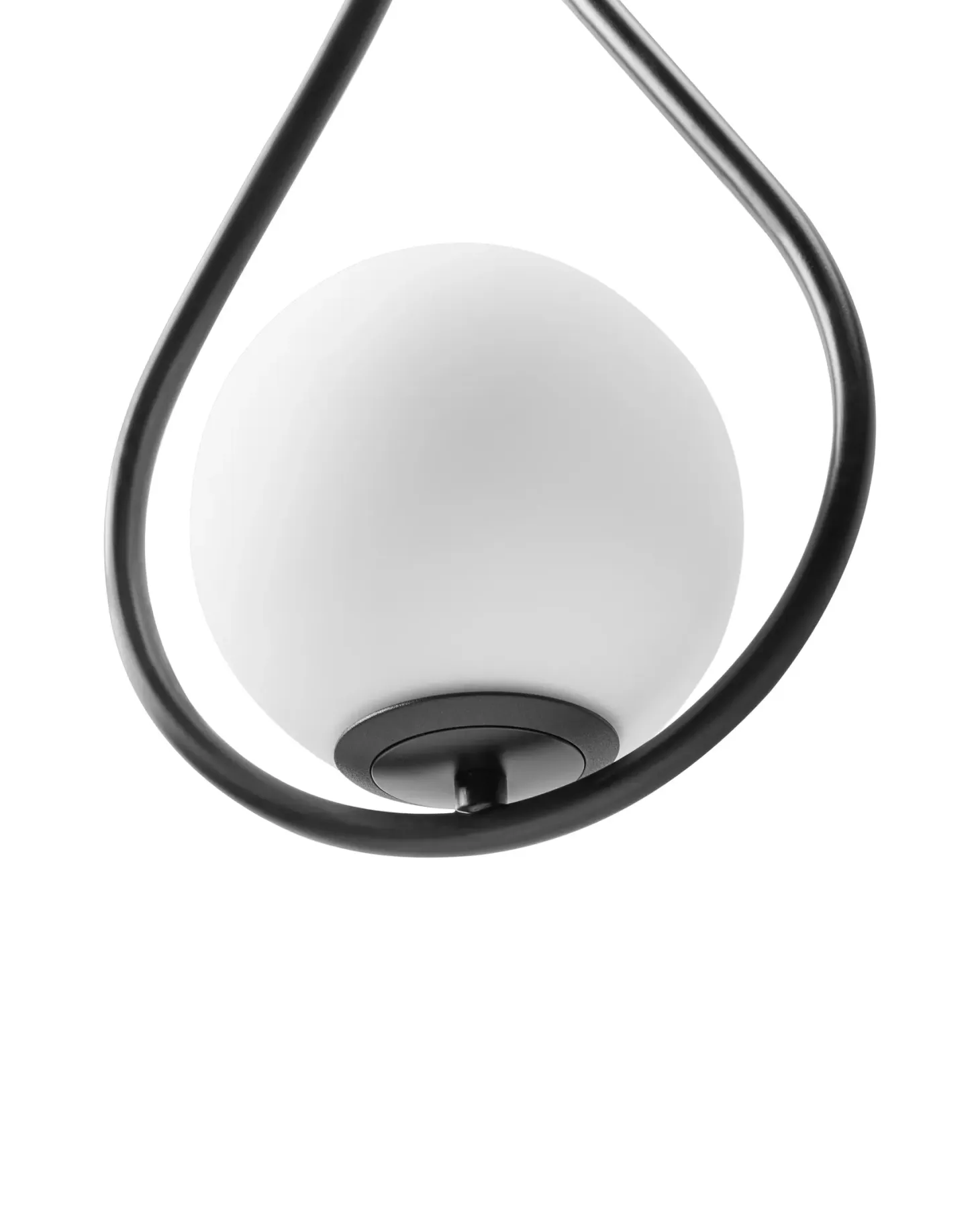 Lampa ścienna AUROUE Czarny Metal