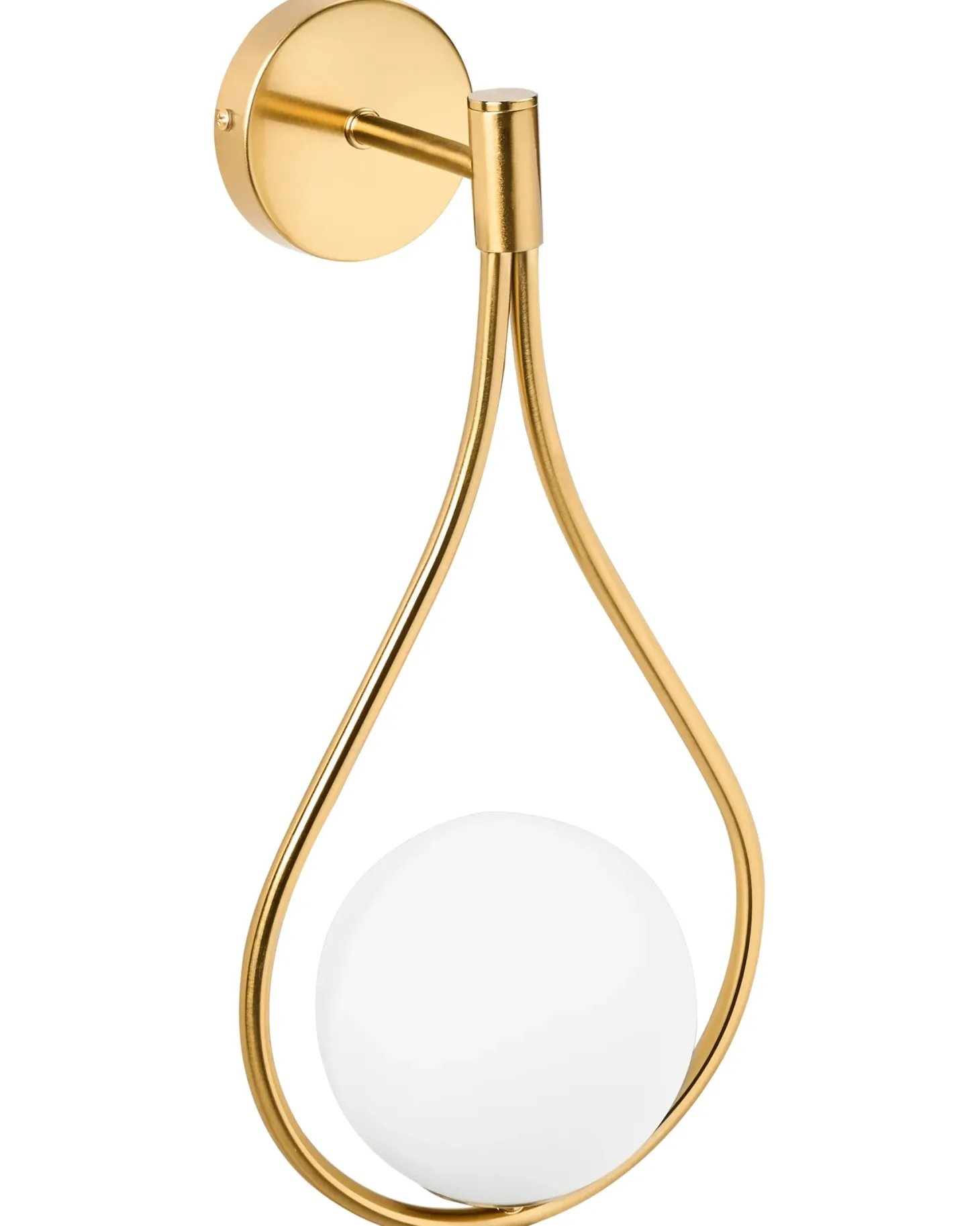 Lampa ścienna AUROUE Złoty Metal