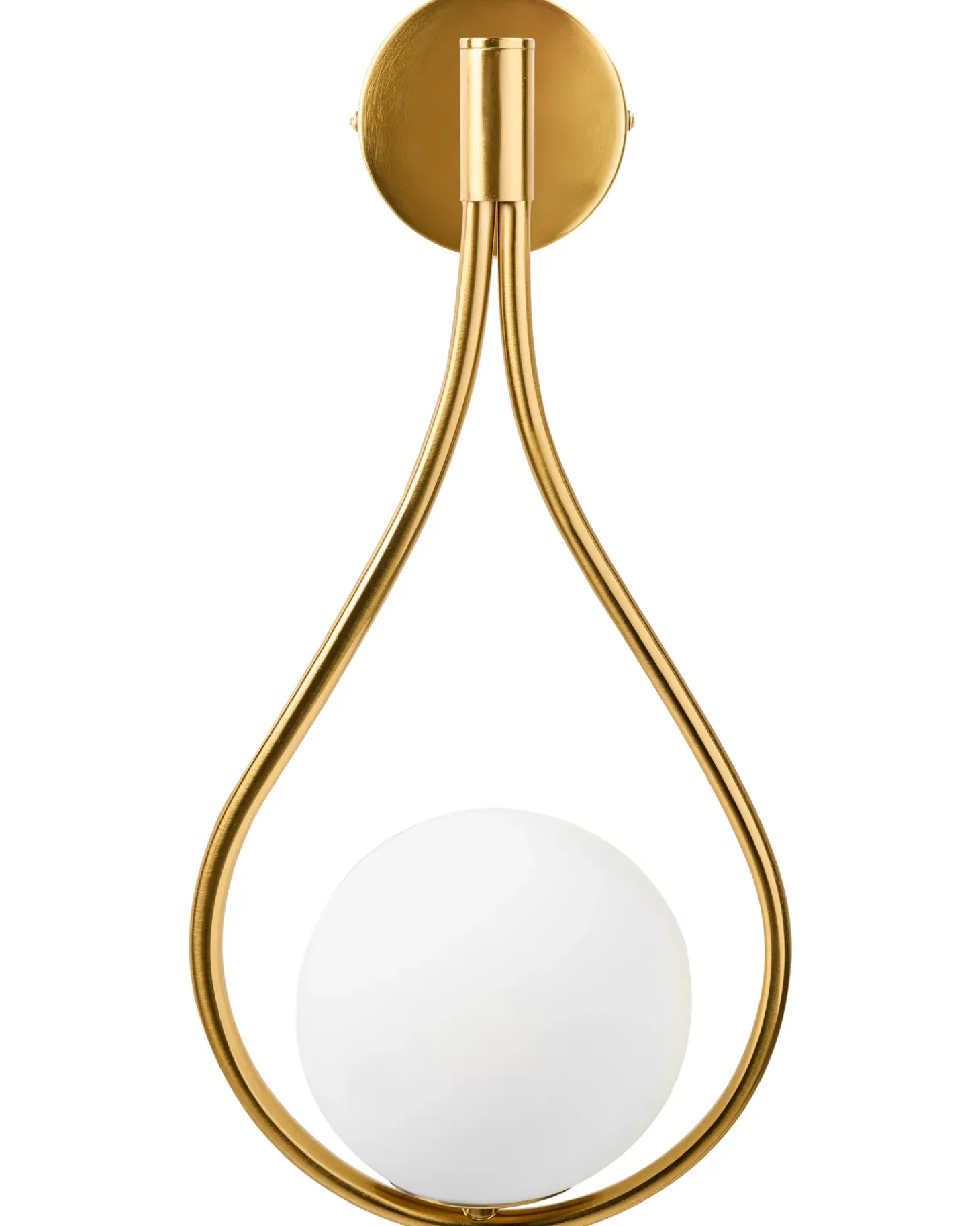 Lampa ścienna AUROUE Złoty Metal