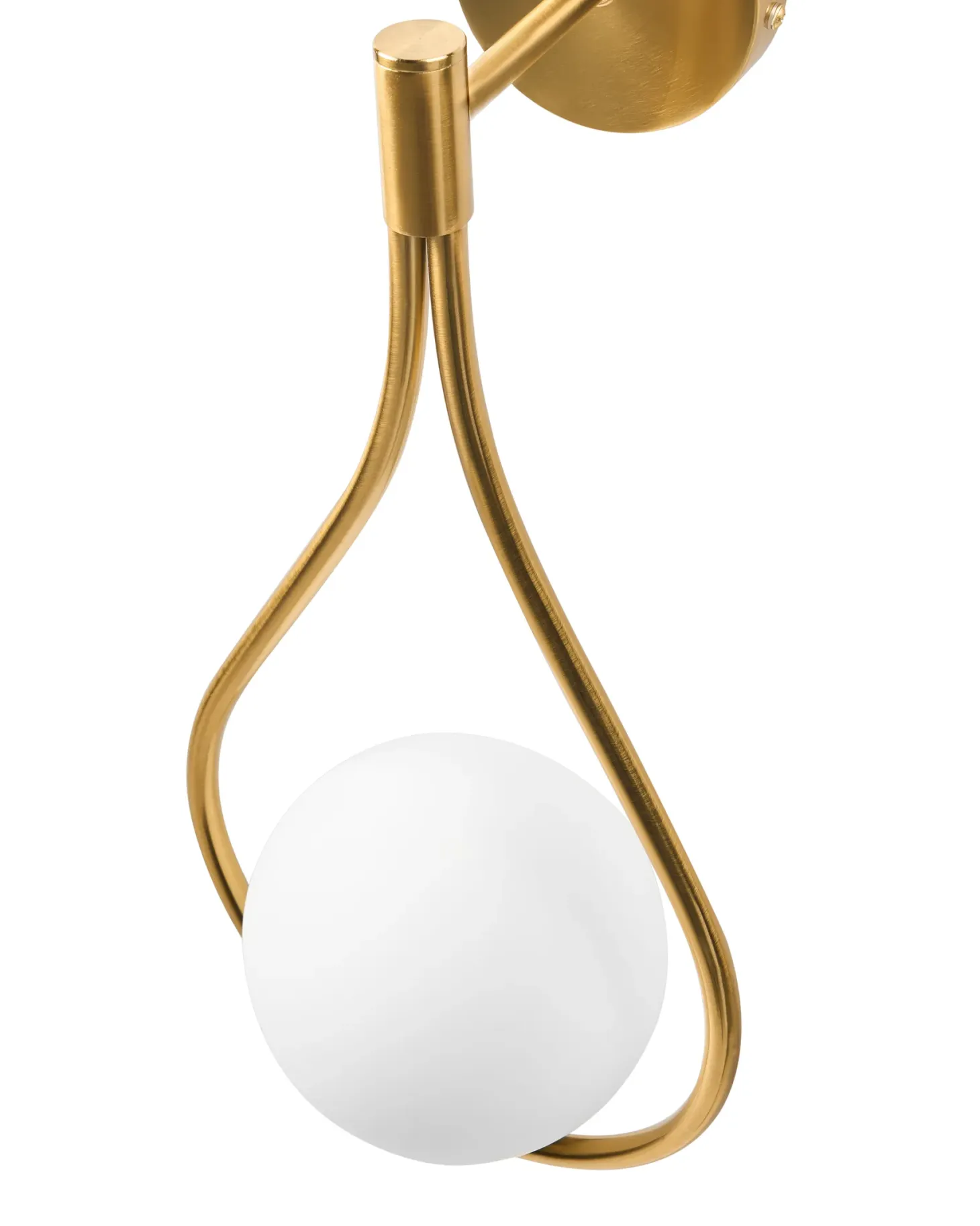 Lampa ścienna AUROUE Złoty Metal