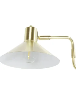 Lampa ścienna BALIEM Złoty Metal Regulowana
