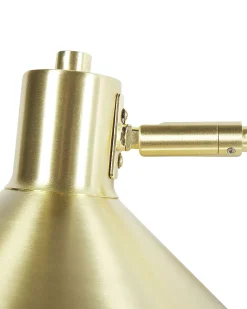 Lampa ścienna BALIEM Złoty Metal Regulowana