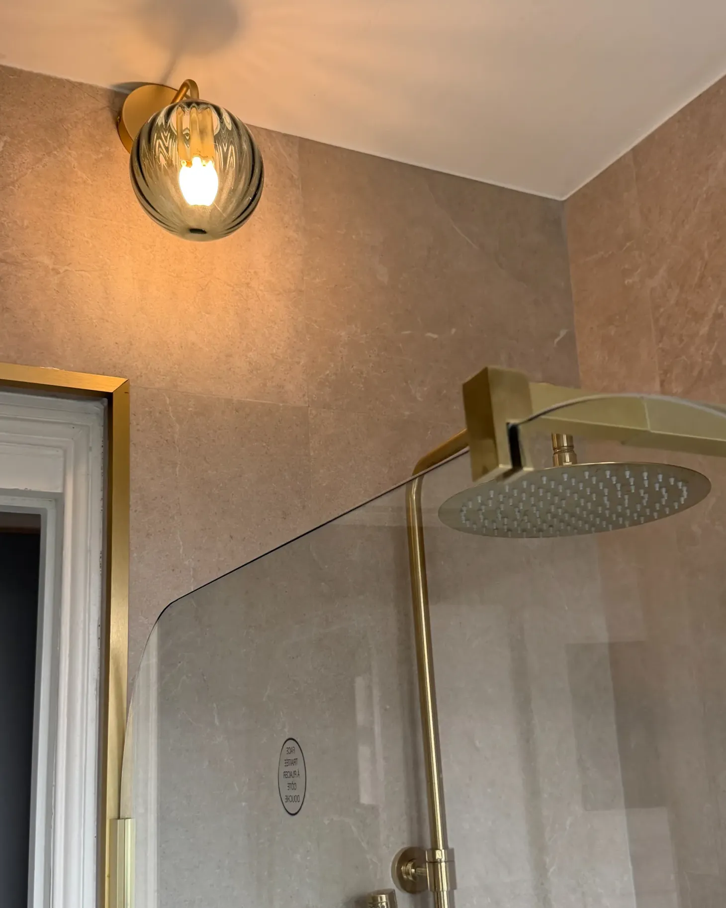 Lampa ścienna BOOMI Niebieski Metal