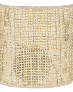 Lampa ścienna CARIO Naturalny Rattan