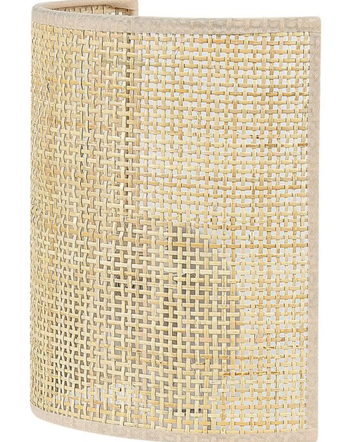 Lampa ścienna CARIO Naturalny Rattan