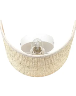 Lampa ścienna CARIO Naturalny Rattan
