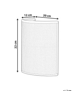 Lampa ścienna CARIO Naturalny Rattan