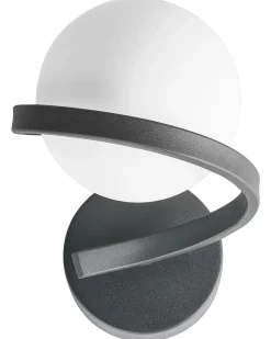 Lampa ścienna COLAGNE Czarny Metal