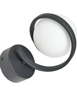 Lampa ścienna COLAGNE Czarny Metal
