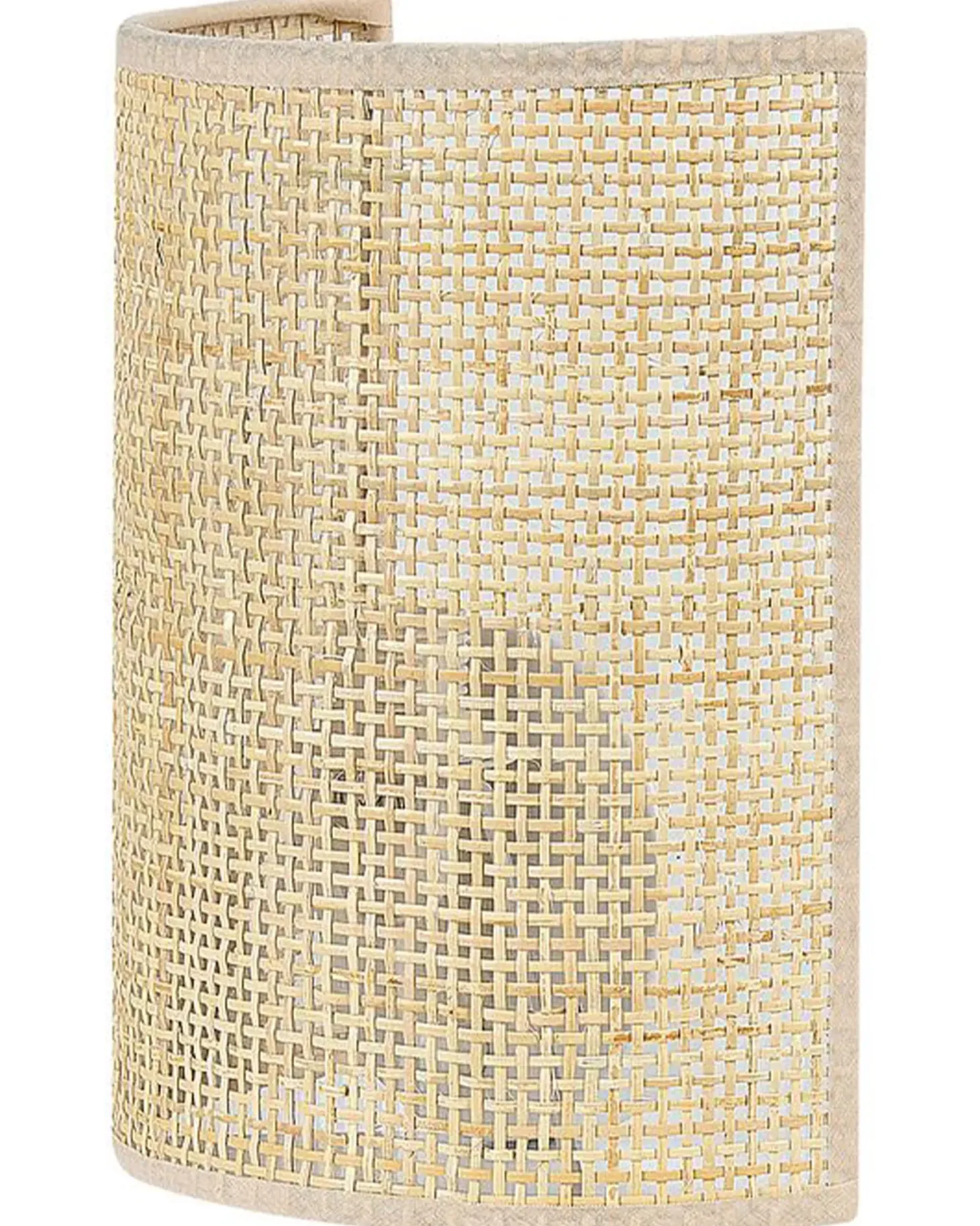 Lampa ścienna DEMITRIE Naturalny Rattan