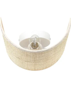 Lampa ścienna DEMITRIE Naturalny Rattan
