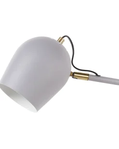 Lampa ścienna ESTRELLA Jasnoszary Metal Regulowana