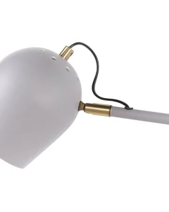 Lampa ścienna ESTRELLA Jasnoszary Metal Regulowana