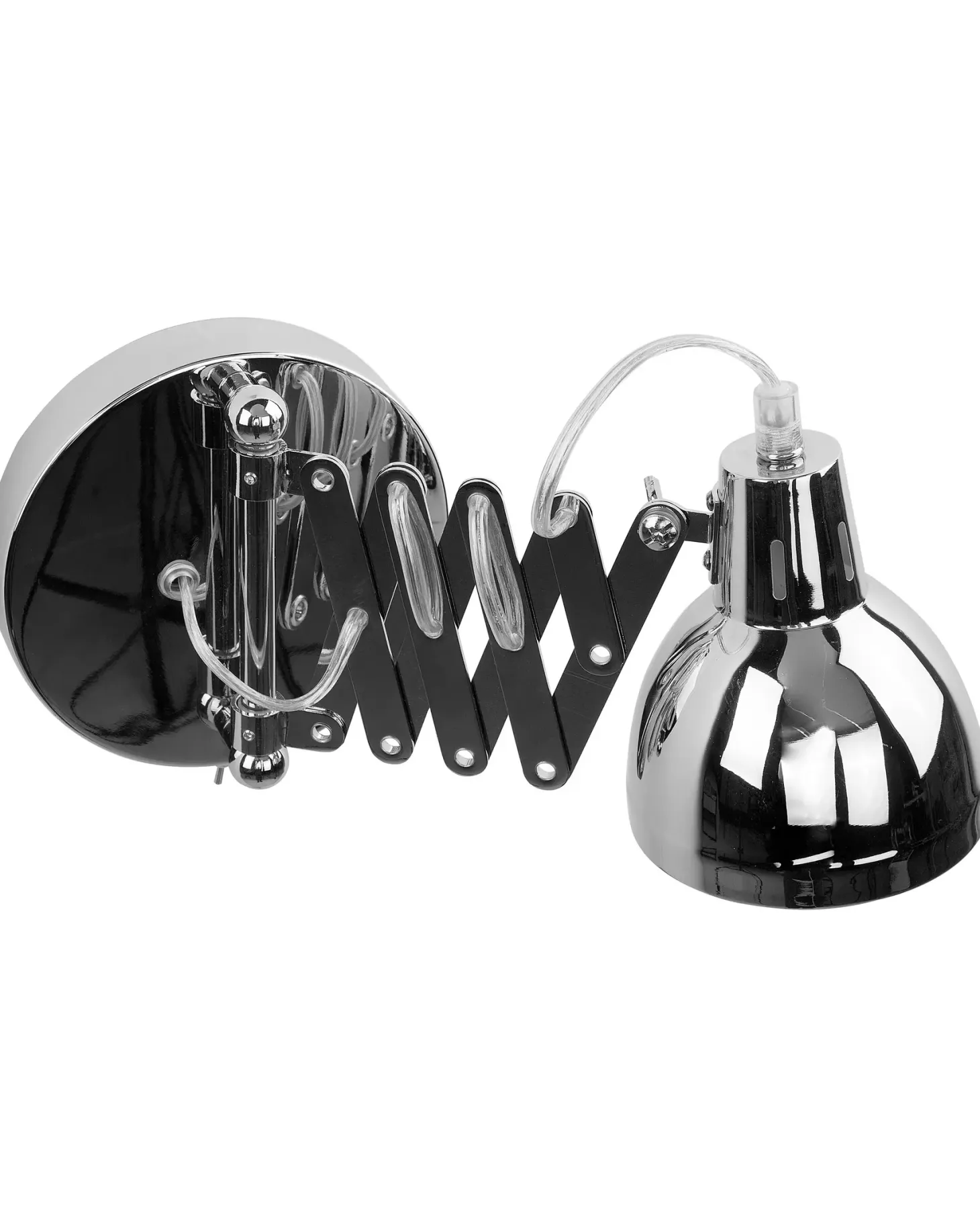 Lampa ścienna HARRINGTON Srebrny Metal Regulowana