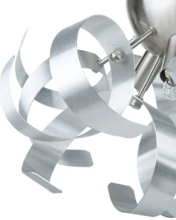 Lampa ścienna ICANA Srebrny Metal