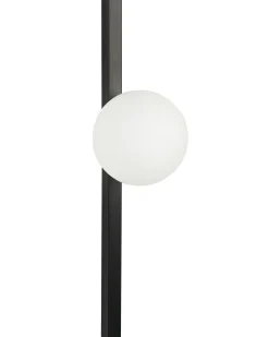 Lampa ścienna ISABELLA Czarny Metal