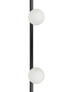 Lampa ścienna ISABELLA Czarny Metal