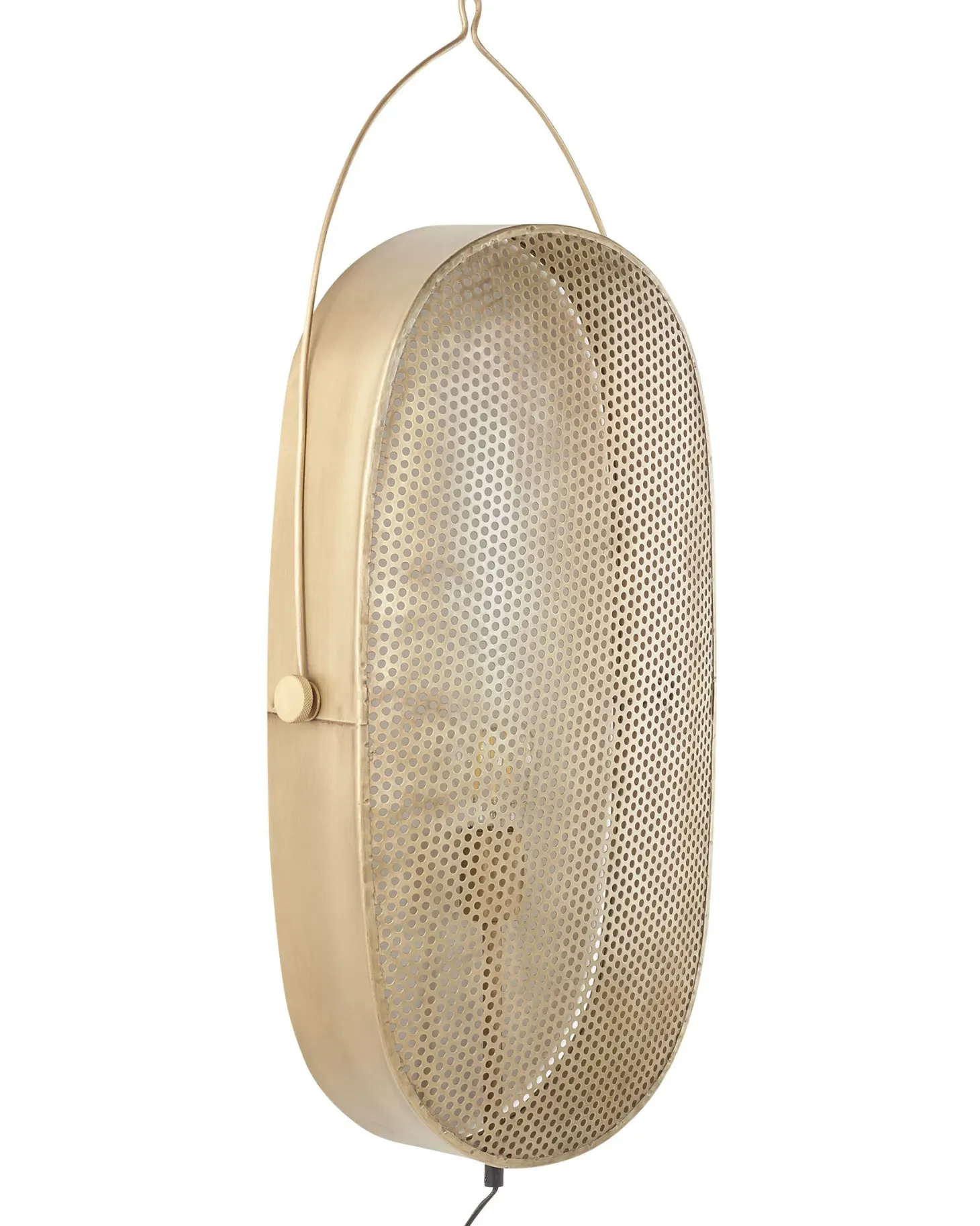 Lampa ścienna KUNTHI Mosiężny Metal