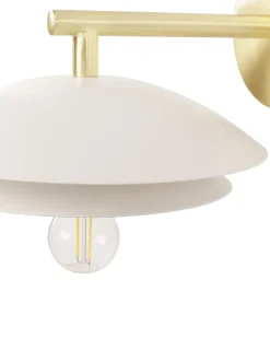Lampa ścienna LASOLO Biały Metal