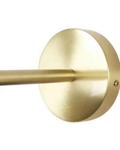 Lampa ścienna LASOLO Czarny Metal