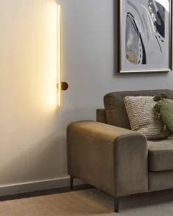 Lampa ścienna LED INGENIO Złoty Metal