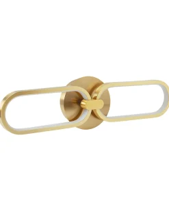 Lampa ścienna LED KRANG Złoty Metal
