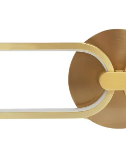 Lampa ścienna LED KRANG Złoty Metal