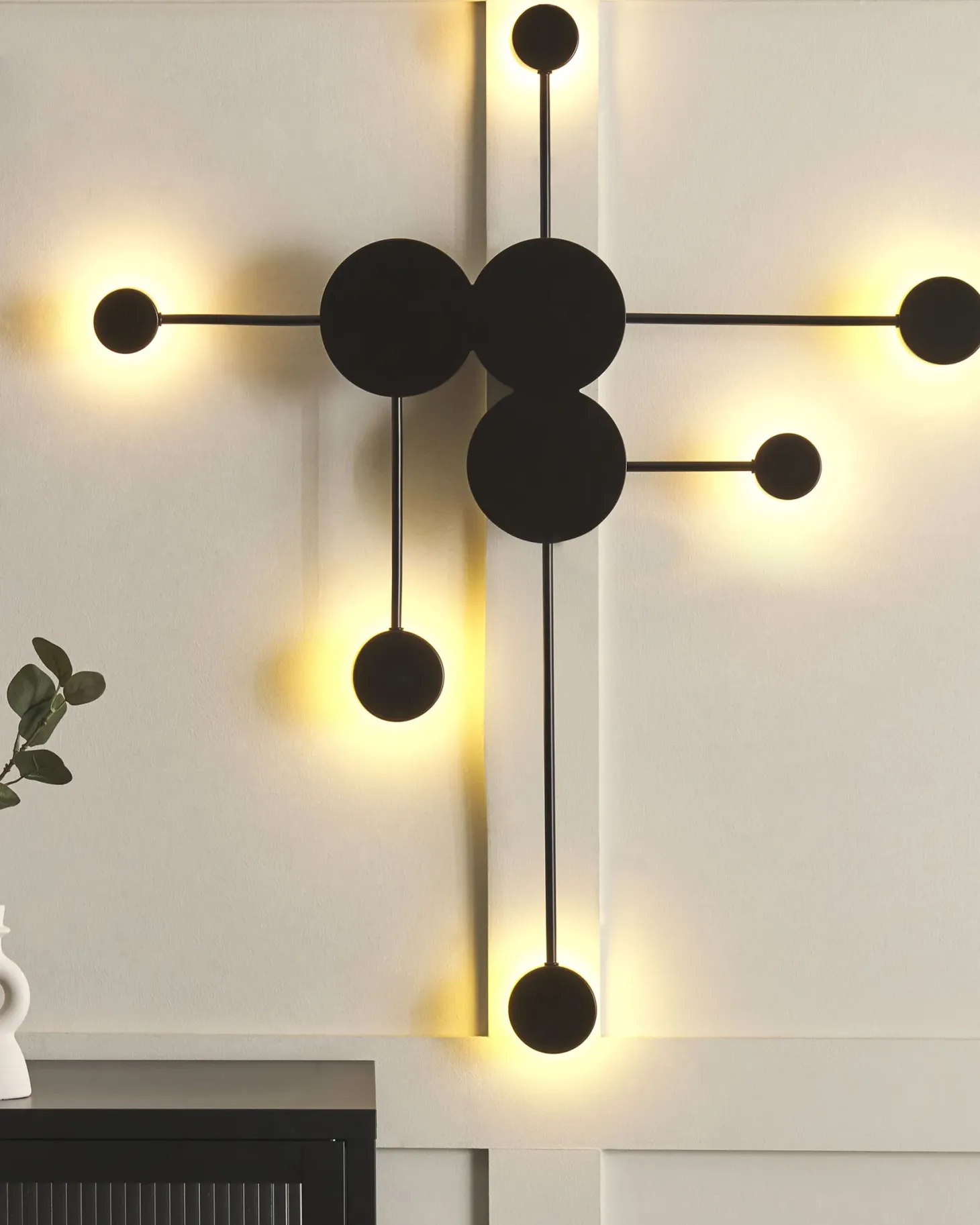 Lampa ścienna LED MARIATO Czarny Metal