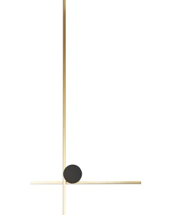 Lampa ścienna LED NUEVO Złoty Metal