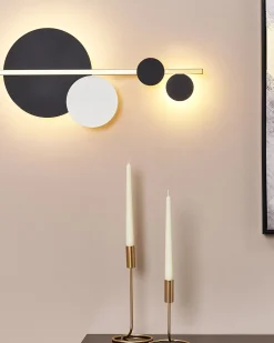 Lampa ścienna LED PARITA Czarny Metal