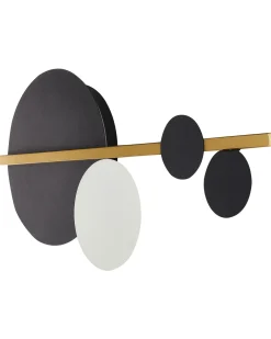 Lampa ścienna LED PARITA Czarny Metal