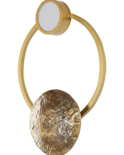 Lampa ścienna LED PONUGA Złoty Metal