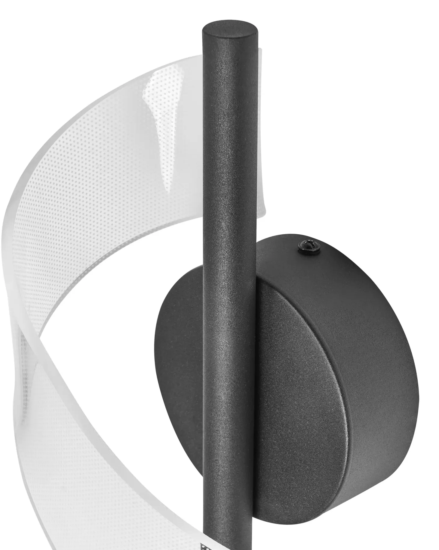 Lampa ścienna LED SARELA Czarny Metal