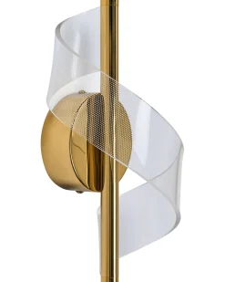 Lampa ścienna LED SARELA Złoty Metal